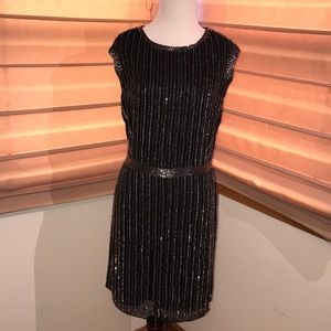 MNG by Mango all over sequin backless dress